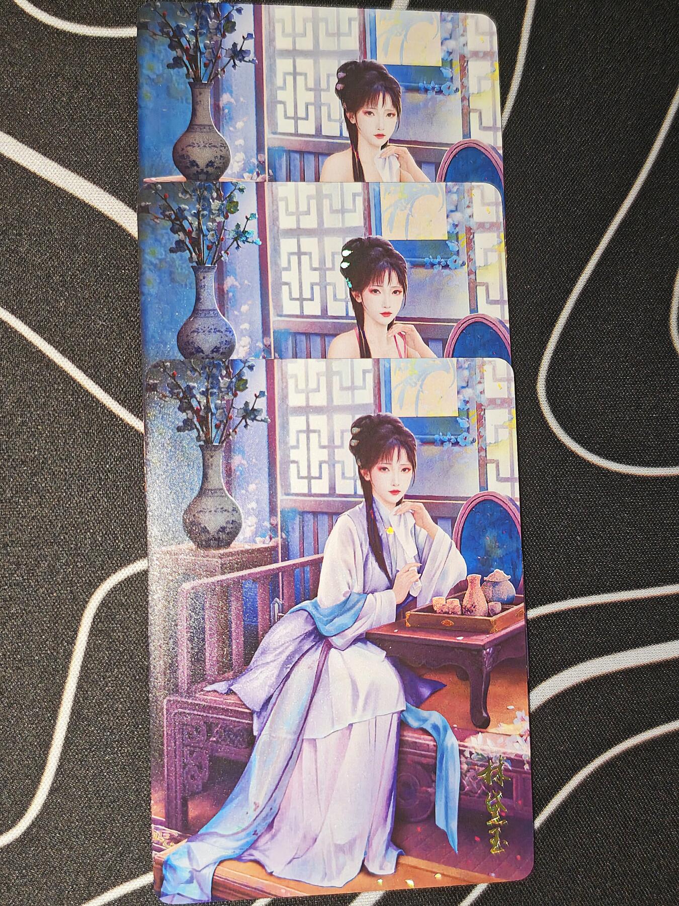 老板带我见世面，我给老板好拍场，零佣金收拍，不寄存 焱卡文化红楼一梦林黛玉金彩工艺三服饰