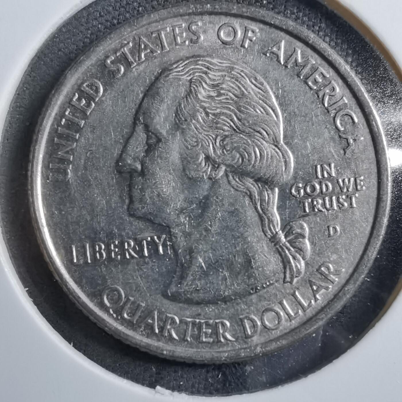 沼泽如烟--第894场 美国2004年25分纪念币