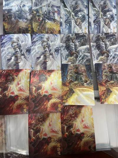 寸草不生拍卖会 第十三期 （ 持续收拍中） - 玄卡阁 英雄志 半粗裸卡 十分稀少 卖一套少一套  子木绘