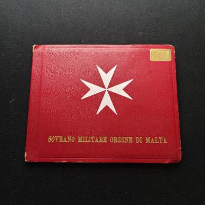 【全场包邮】纯粹捡漏拍477场（免费代拍第14场）调整中 - 【稀少】马耳他骑士团1972年1-2斯库迪精制银币2枚套装-带原卡装-量3000