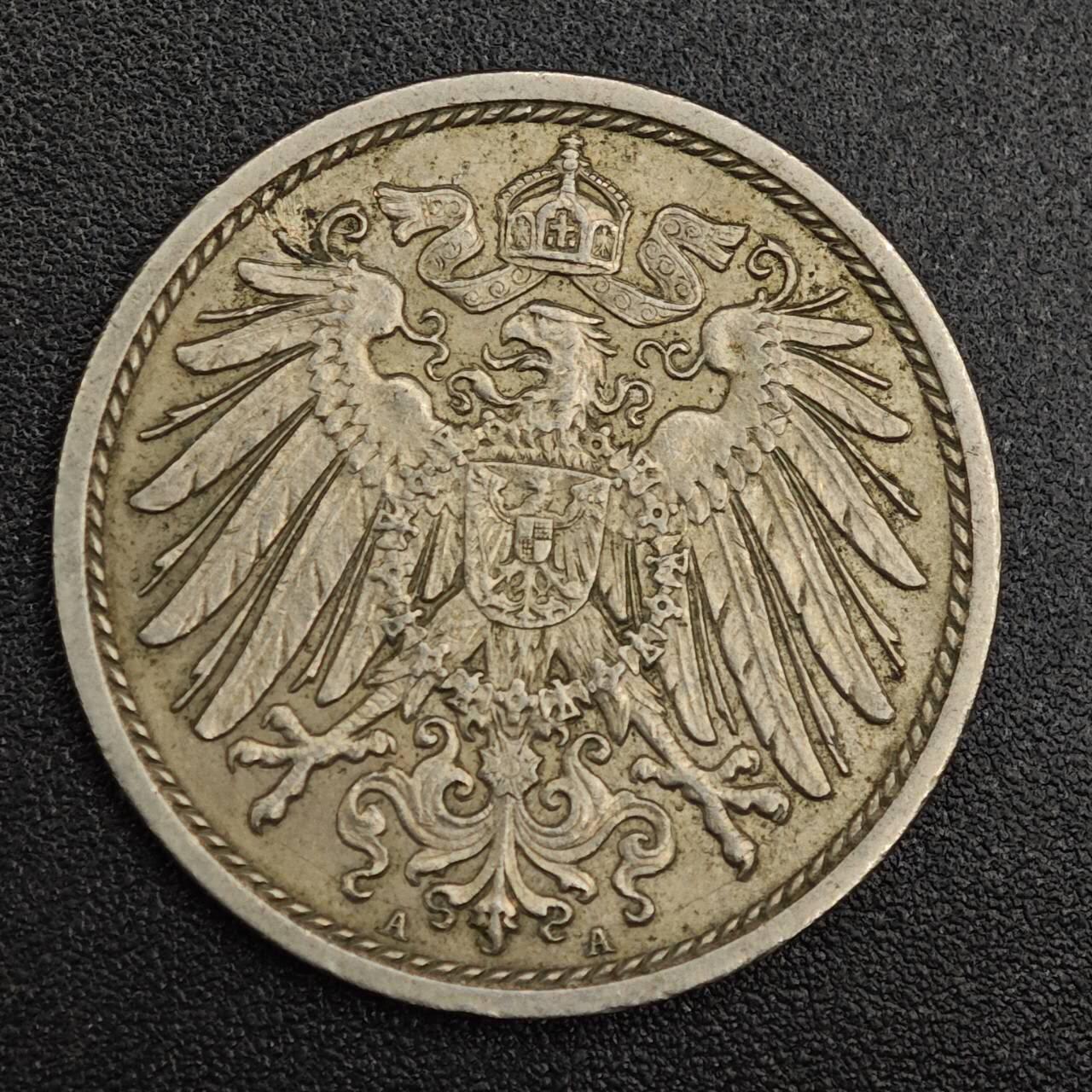 【淘币小摊】实时拍第七百九十一拍   散币纸币套币场   满百包邮可预留二周 每周一统一发货   德国1911年10芬妮镍币