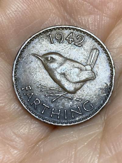 2025年第一百二十五场(总第一百五十一场）外国好品散币(免佣金) - 英国🇬🇧1942年1法新(乔治六世第一版)