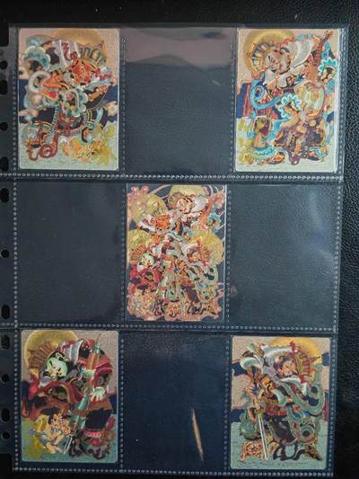 阳大大卡牌拍卖第81期（持续收拍品，周六晚上九点截拍，进群福利早知道） - 【亲签卡】山河潮玩  心染 四大天王+合体卡 其中包含3张亲签卡