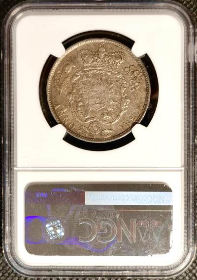 甄臻铺-世界币章拍卖（第38期）立冬小精品场，送拍享返佣金等优惠多多 NGC-AU53 1821年乔治四世半克朗银币 经典的三花半克朗 细节还不错 性价比分数 适合凑个品种