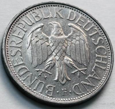 文馨钱币收藏第 279 场，银币，纪念铜章场 长期接收代拍品 - 1976 年德国 1 马克 F 版