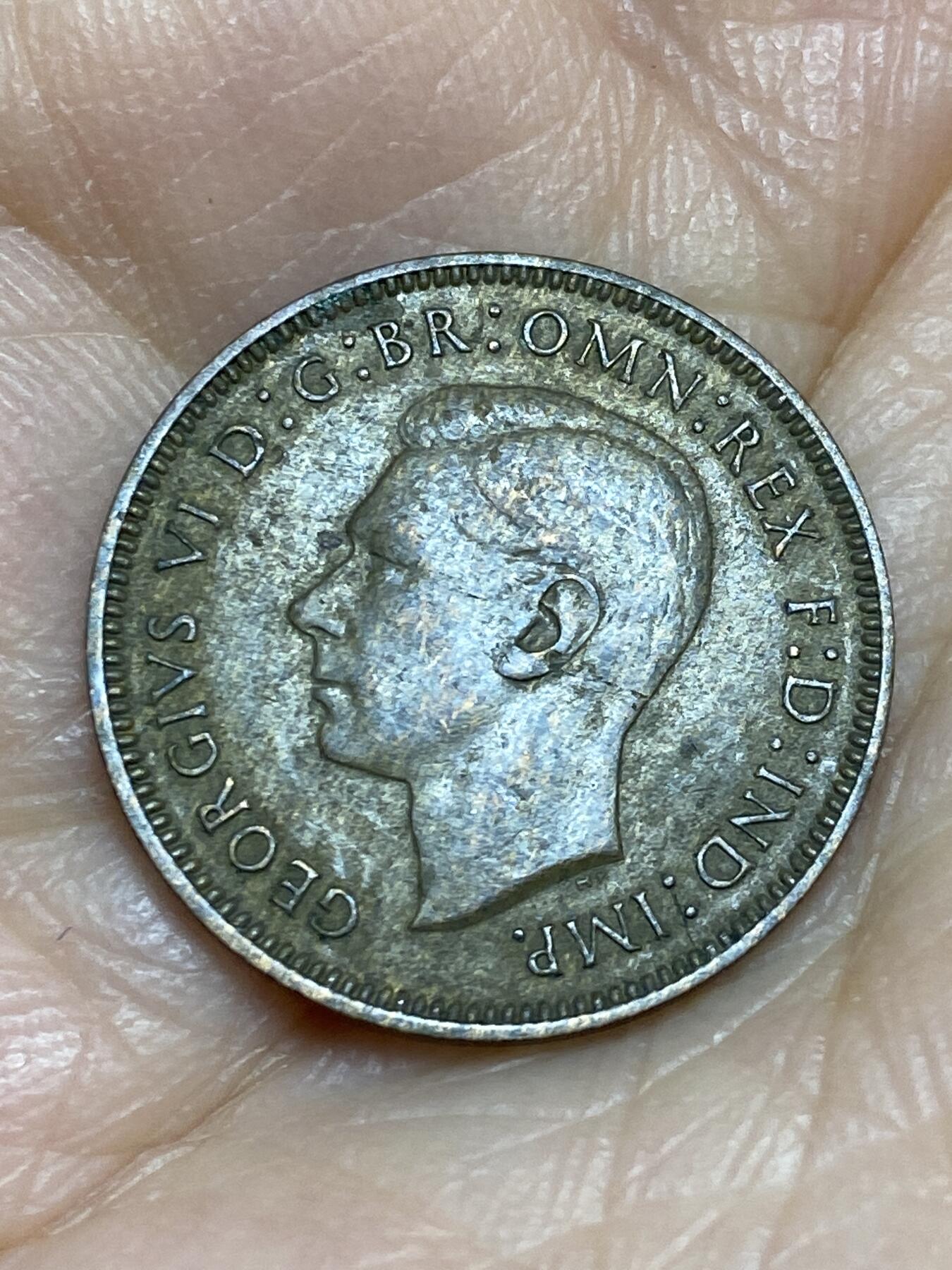 2025年第一百二十五场(总第一百五十一场）外国好品散币(免佣金) 英国🇬🇧1942年1法新(乔治六世第一版)