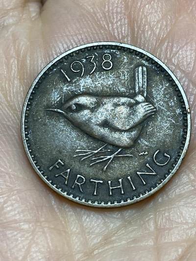 2025年第一百二十五场(总第一百五十一场）外国好品散币(免佣金) - 英国🇬🇧1938年1法新(乔治六世第一版)