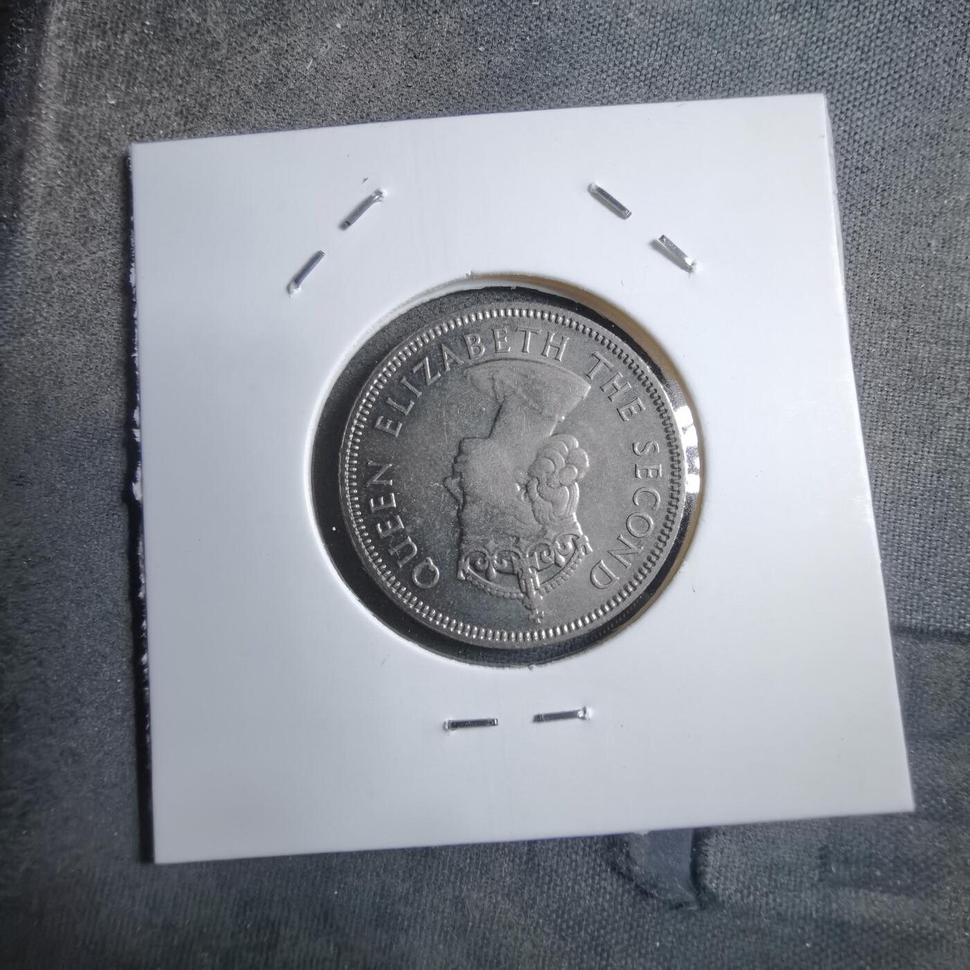 沼泽如烟--第894场 毛里求斯1971年半卢比