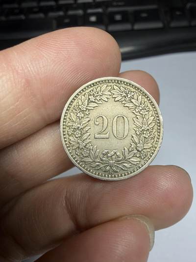 2025年集古藏今外币拍卖第十期-第3场—（总第283拍），可以寄存60天，满160元包邮。 - 1950年瑞士20生丁