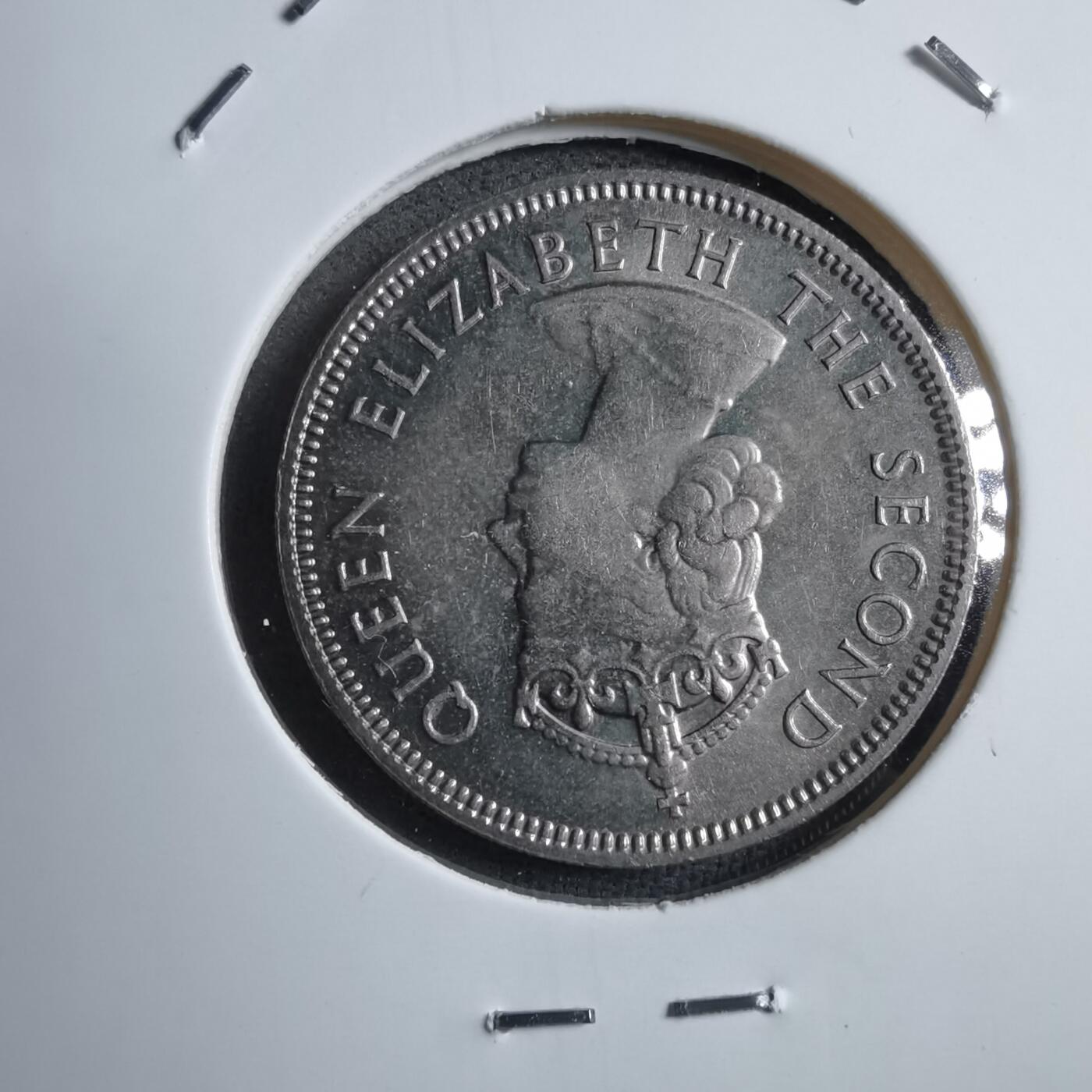 沼泽如烟--第894场 毛里求斯1971年半卢比