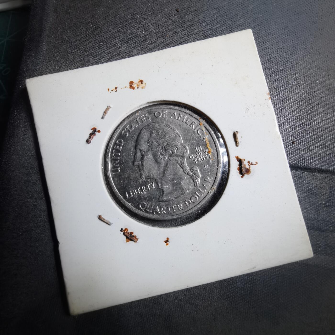 沼泽如烟--第894场 美国2001年25分纪念币