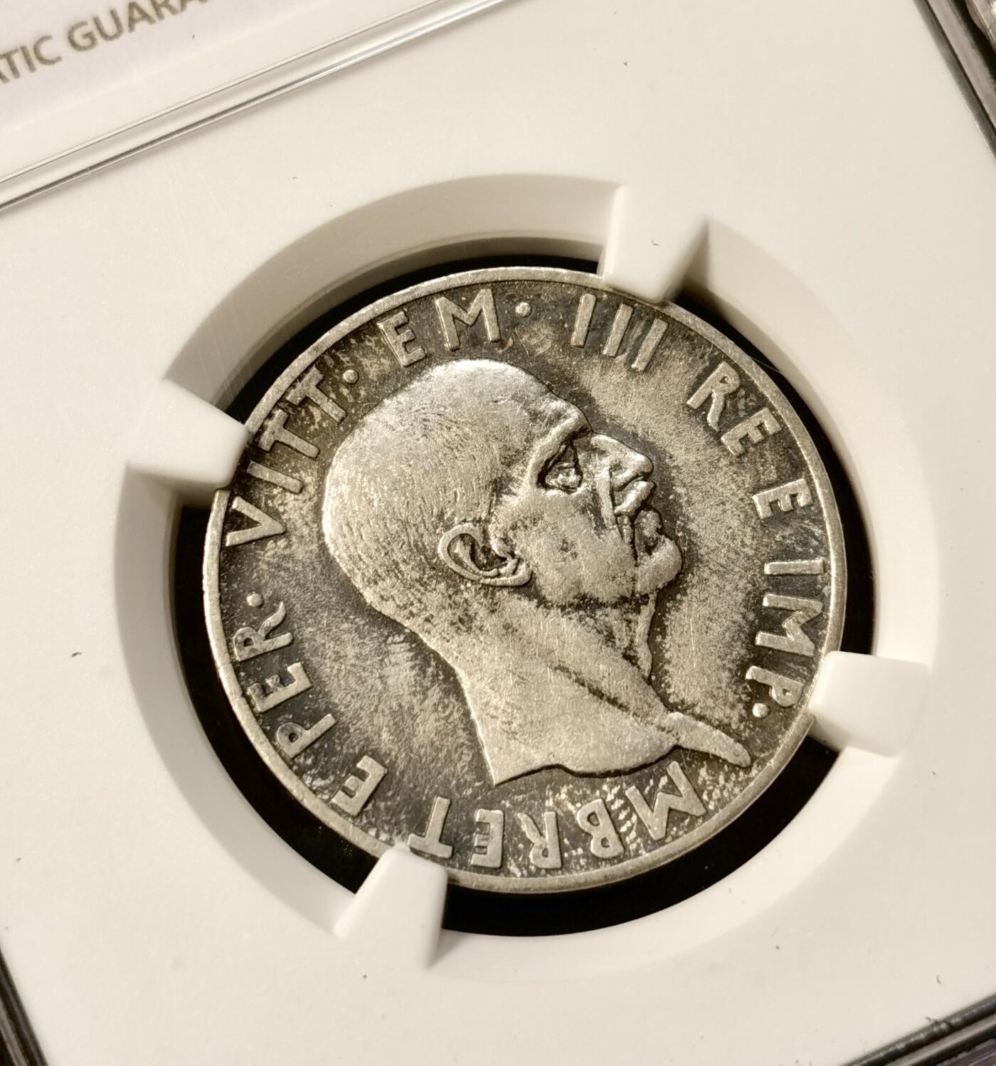 甄臻铺-世界币章拍卖（第38期）立冬小精品场，送拍享返佣金等优惠多多 NGC-AU58 意占阿尔巴尼亚1939年，10列克