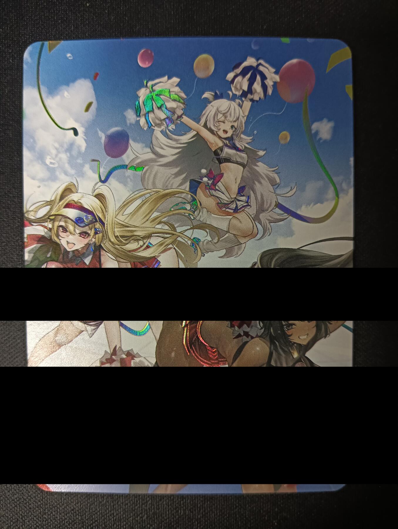 花开卡拍第46期（11月9号周日截拍，品控勿拍!!!拍品不寄存，运费5元，自制卡难免瑕疵，可能存在轻微撞角爆边等出厂瑕疵，品控介意勿拍！） 绘天阁 赠卡 啦啦队 1张 彩闪