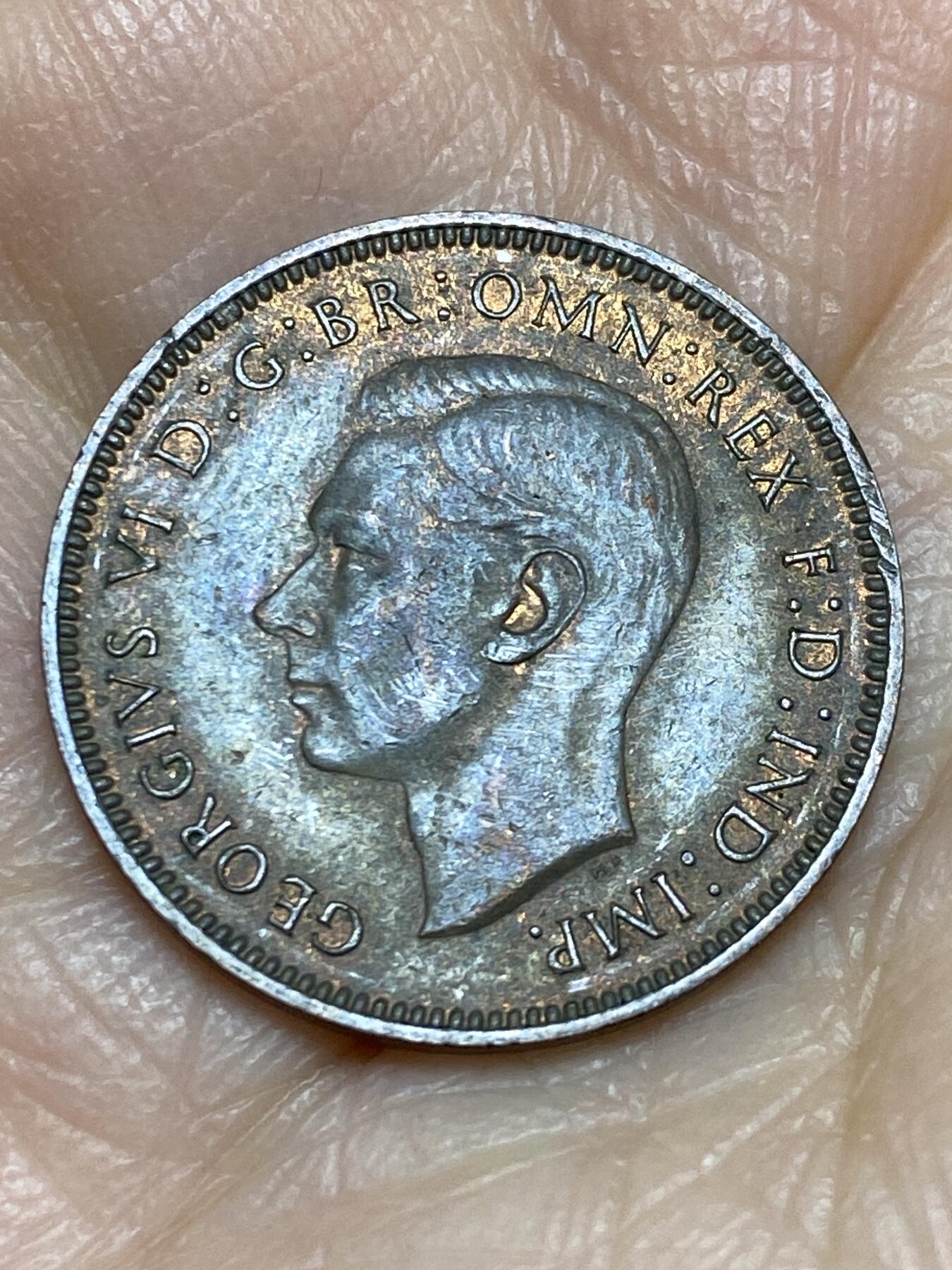 2025年第一百二十五场(总第一百五十一场）外国好品散币(免佣金) 英国🇬🇧1939年1法新(乔治六世第一版)