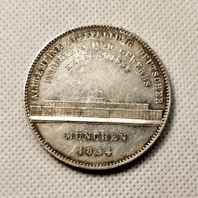 甄臻铺-世界币章拍卖（第38期）立冬小精品场，送拍享返佣金等优惠多多 1854年巴伐利亚马克西米利安二世水晶宫历史2泰勒 相较尺寸独树一帜的路一历史2T 规格回归流通2T的马二历史系列 水晶宫绝对是其中绕不开的品种，国内少见的好品裸币