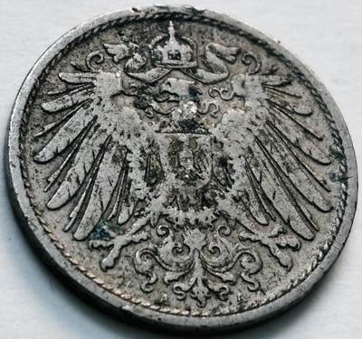 文馨钱币收藏第 279 场，银币，纪念铜章场 长期接收代拍品 - 1905 年德意志帝国长翅鹰 10 芬尼 第二版 A 厂