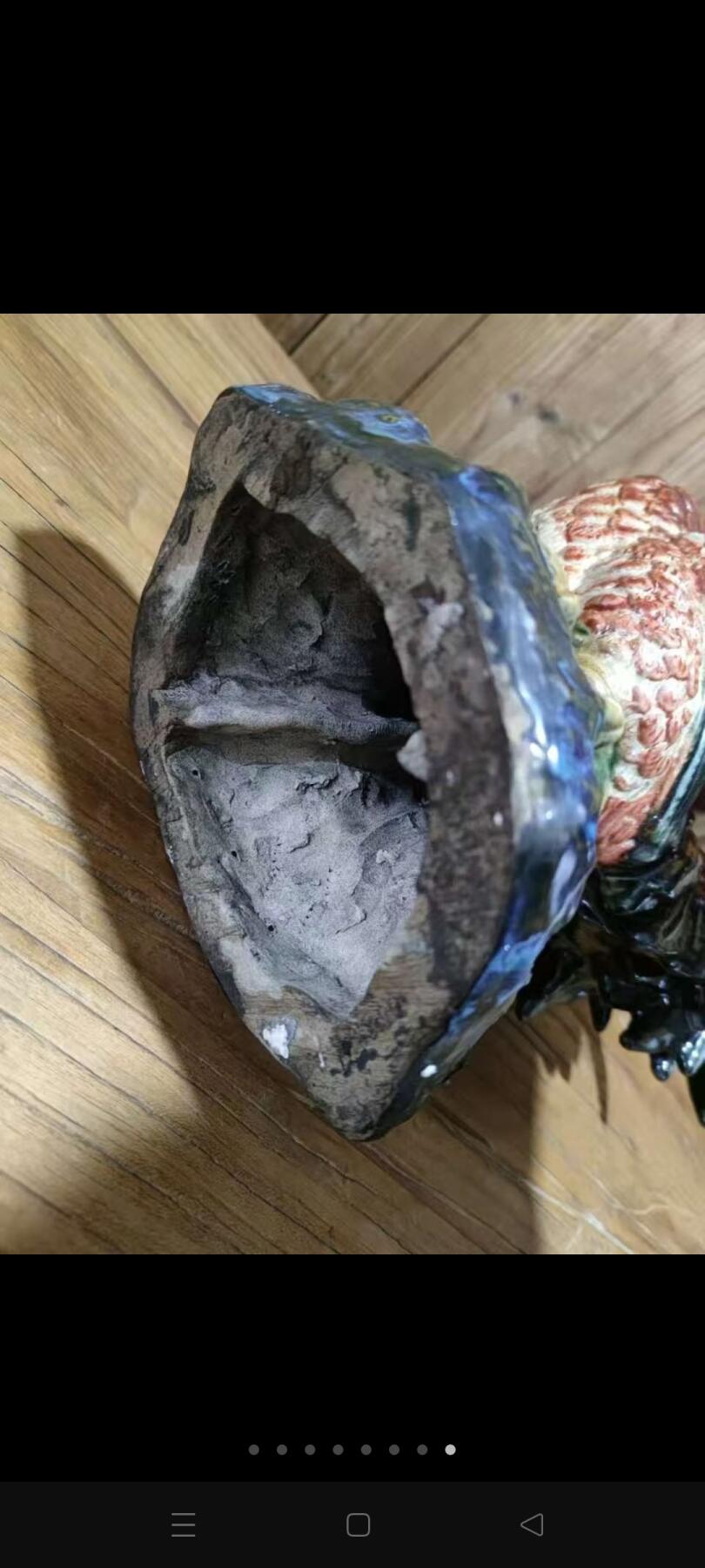 紫砂挂釉大公鸡，吉星高照，大吉大利，鸿运当头。给人带来好运