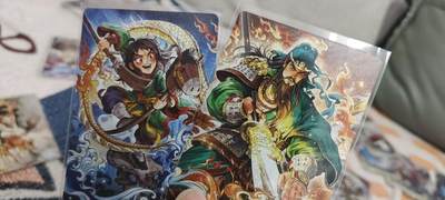 秋原瞳的小店第二十八期（持续收拍，深夜入冬的稀雨，总是静寂的……） - 卡游三国浮生如梦关羽一对