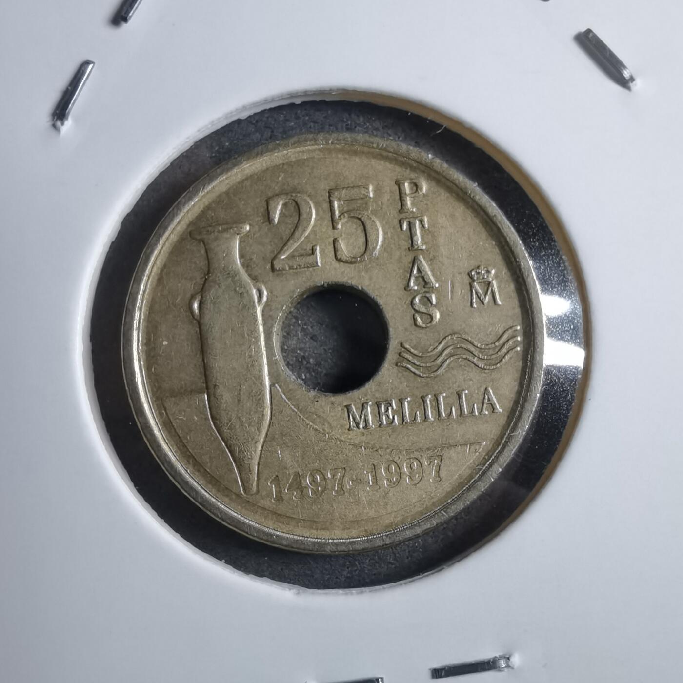 沼泽如烟--第894场 西班牙1997年25比塞塔