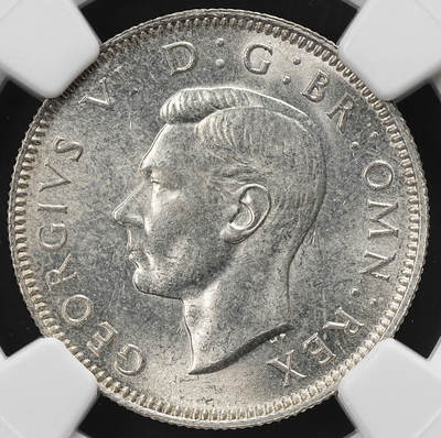 修遠堂世界钱币第九十二期 - NGC MS63 1946年英国1先令银币