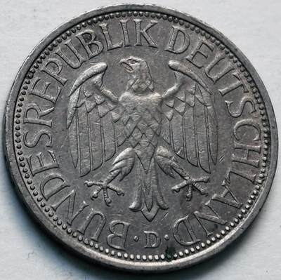 文馨钱币收藏第 279 场，银币，纪念铜章场 长期接收代拍品 - 1973 年德国 1 马克 D 版