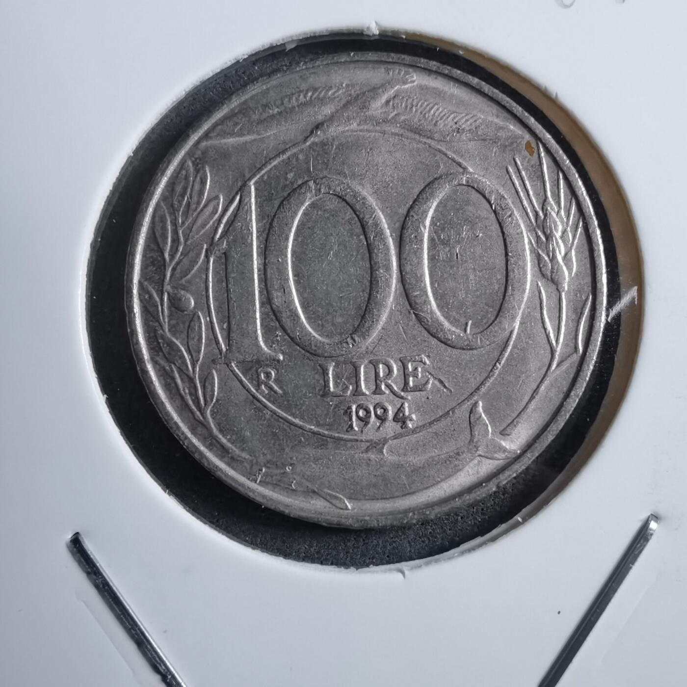 沼泽如烟--第894场 意大利1994年100里拉