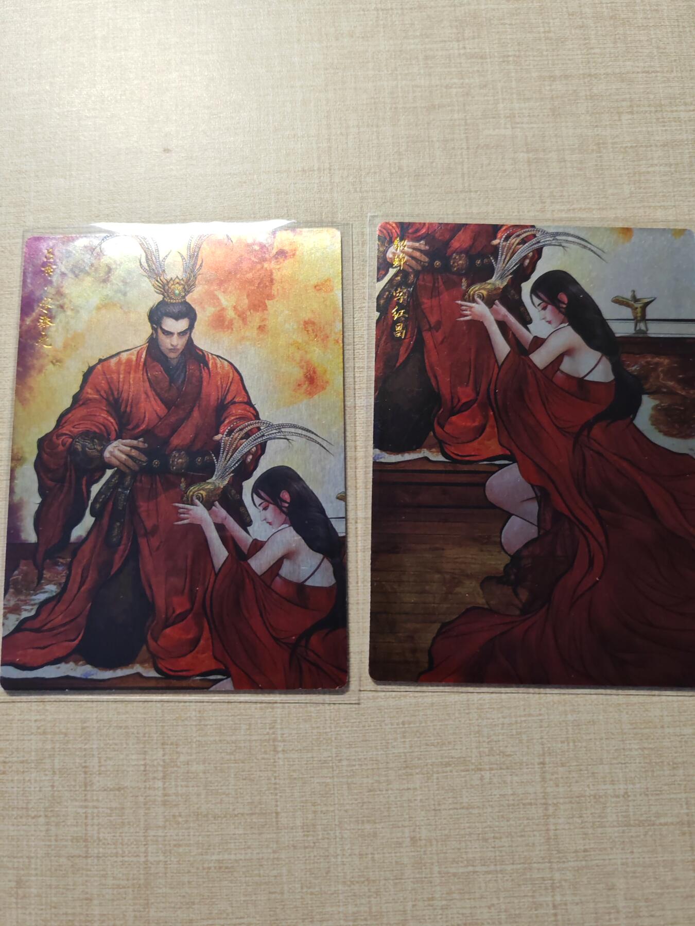 卡牌实验室开始第三次实验 【张建东】【琨闪】吕布貂蝉一对