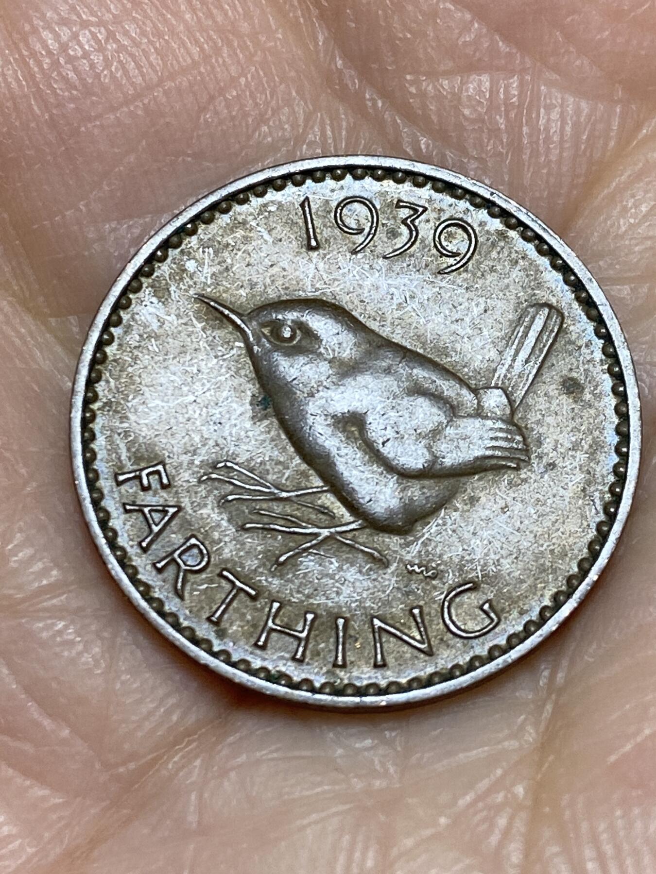 2025年第一百二十五场(总第一百五十一场）外国好品散币(免佣金) 英国🇬🇧1939年1法新(乔治六世第一版)