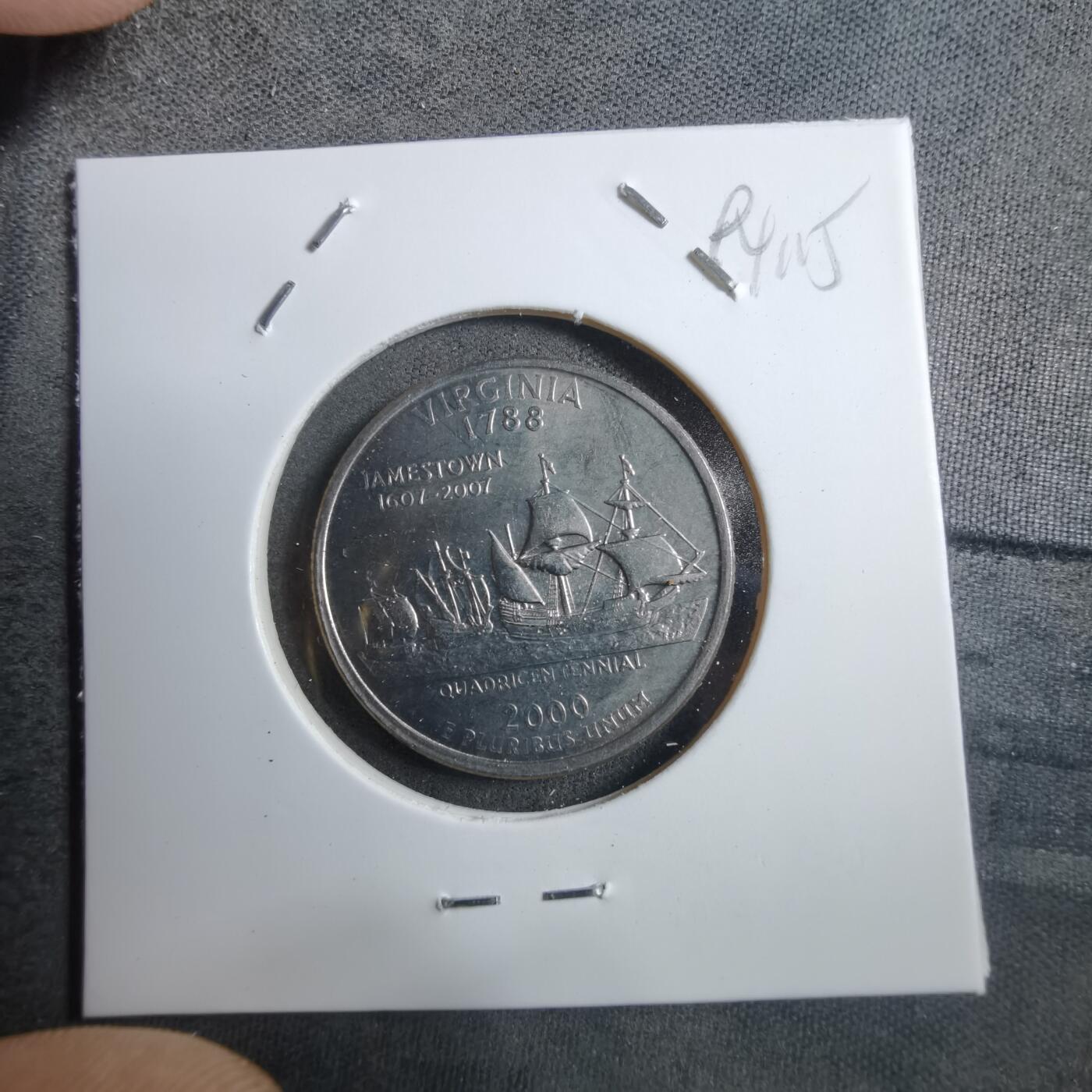 沼泽如烟--第894场 美国2000年25分纪念币