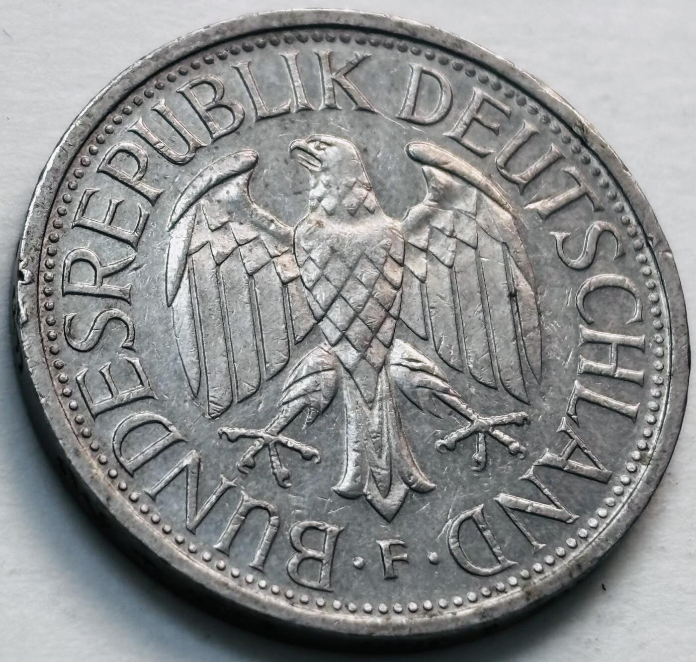 文馨钱币收藏第 279 场，银币，纪念铜章场 长期接收代拍品 1988 年德国 1 马克 F 版