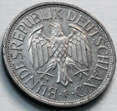 文馨钱币收藏第 279 场，银币，纪念铜章场 长期接收代拍品 - 1988 年德国 1 马克 F 版