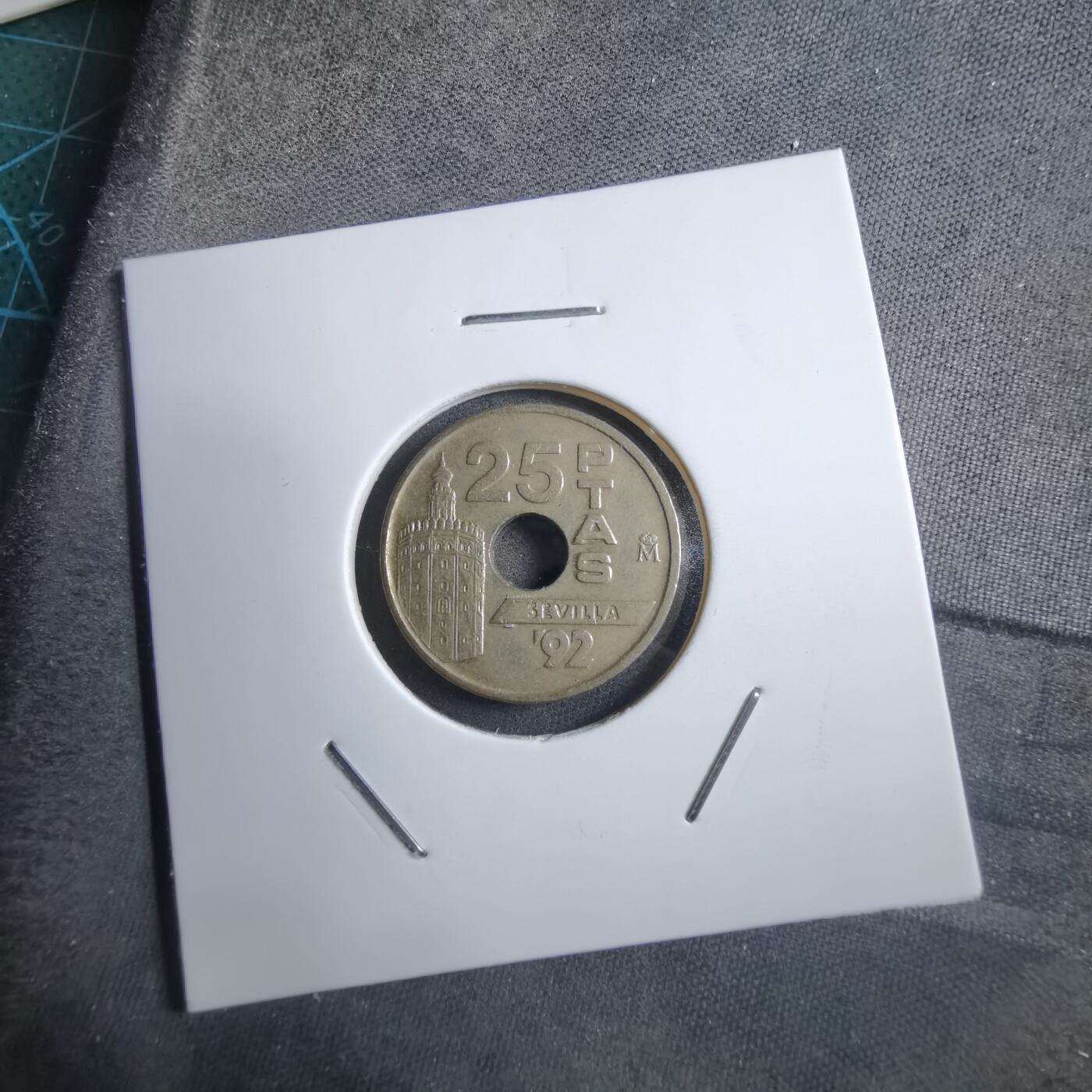 沼泽如烟--第894场 西班牙1992年25比塞塔