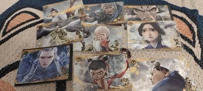 秋原瞳的小店第二十八期（持续收拍，深夜入冬的稀雨，总是静寂的……） - 卡游哪吒lr9张不同，