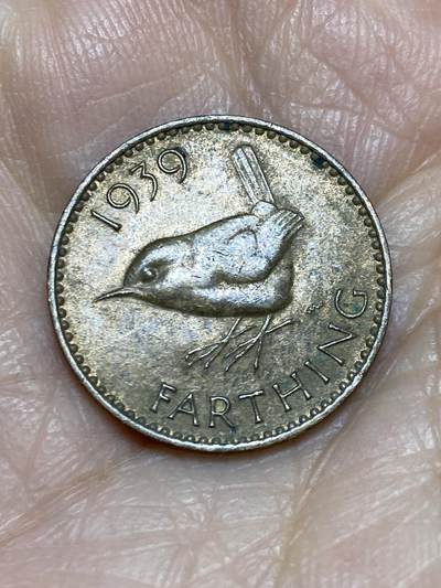 2025年第一百二十五场(总第一百五十一场）外国好品散币(免佣金) - 英国🇬🇧1939年1法新(乔治六世第一版)