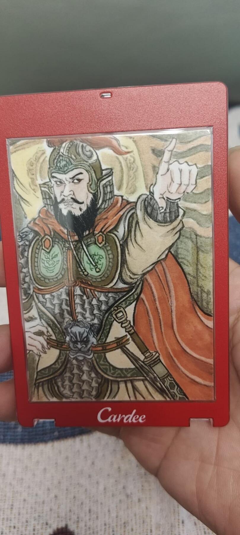 秋原瞳的小店第二十八期（持续收拍，深夜入冬的稀雨，总是静寂的……） 卢艺丰手绘——三国，曹洪，项目手绘，已经绝版，这张配的卡砖很好看