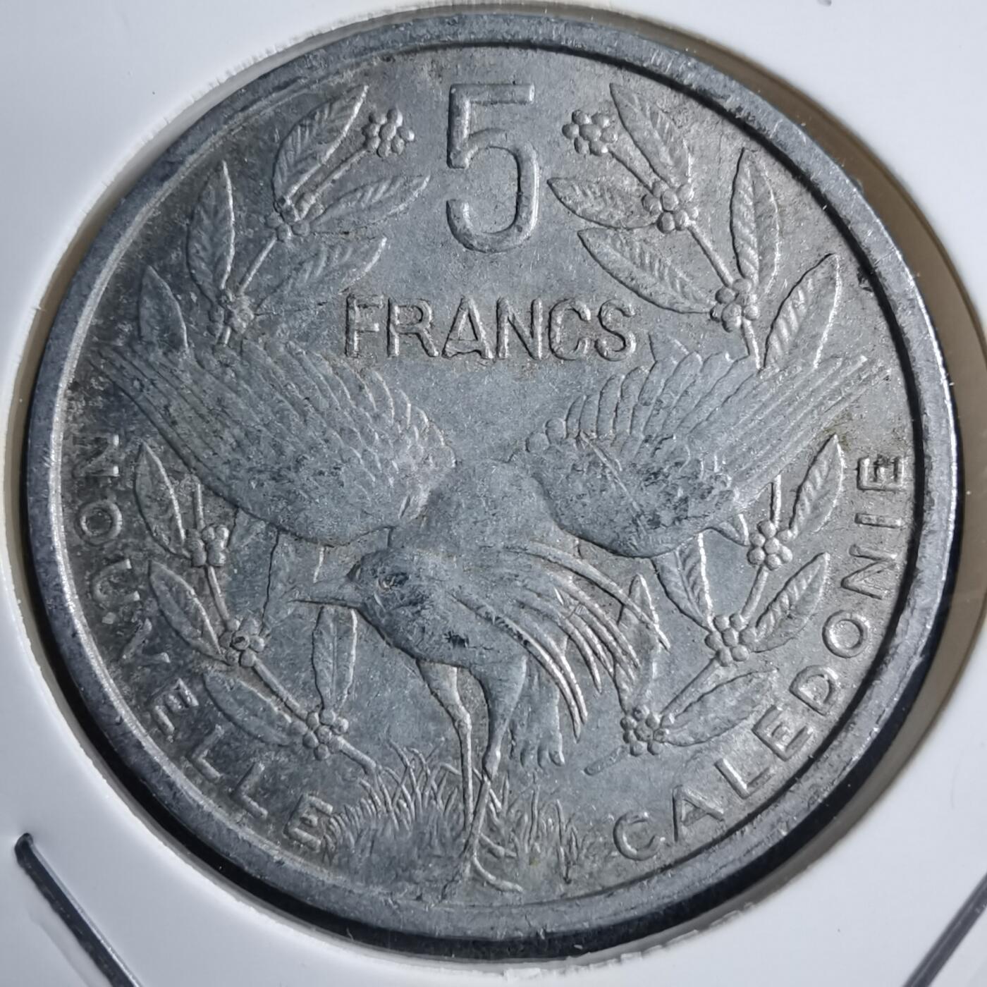 沼泽如烟--第894场 法属新喀里多尼亚1952年5法郎