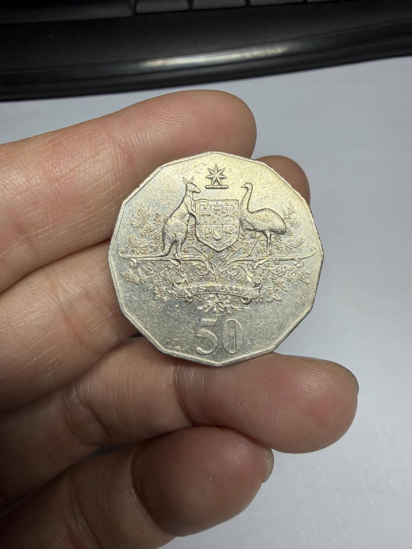 2025年集古藏今外币拍卖第十期-第3场—（总第283拍），可以寄存60天，满160元包邮。 2001年澳大利亚50分