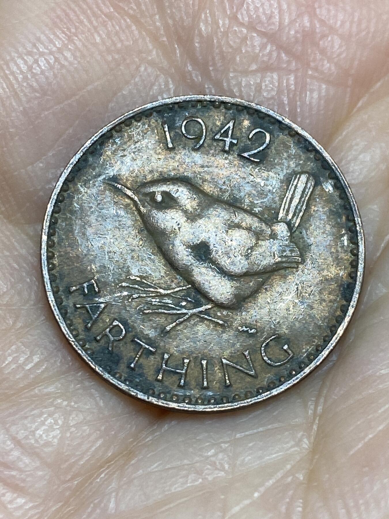 2025年第一百二十五场(总第一百五十一场）外国好品散币(免佣金) 英国🇬🇧1942年1法新(乔治六世第一版)