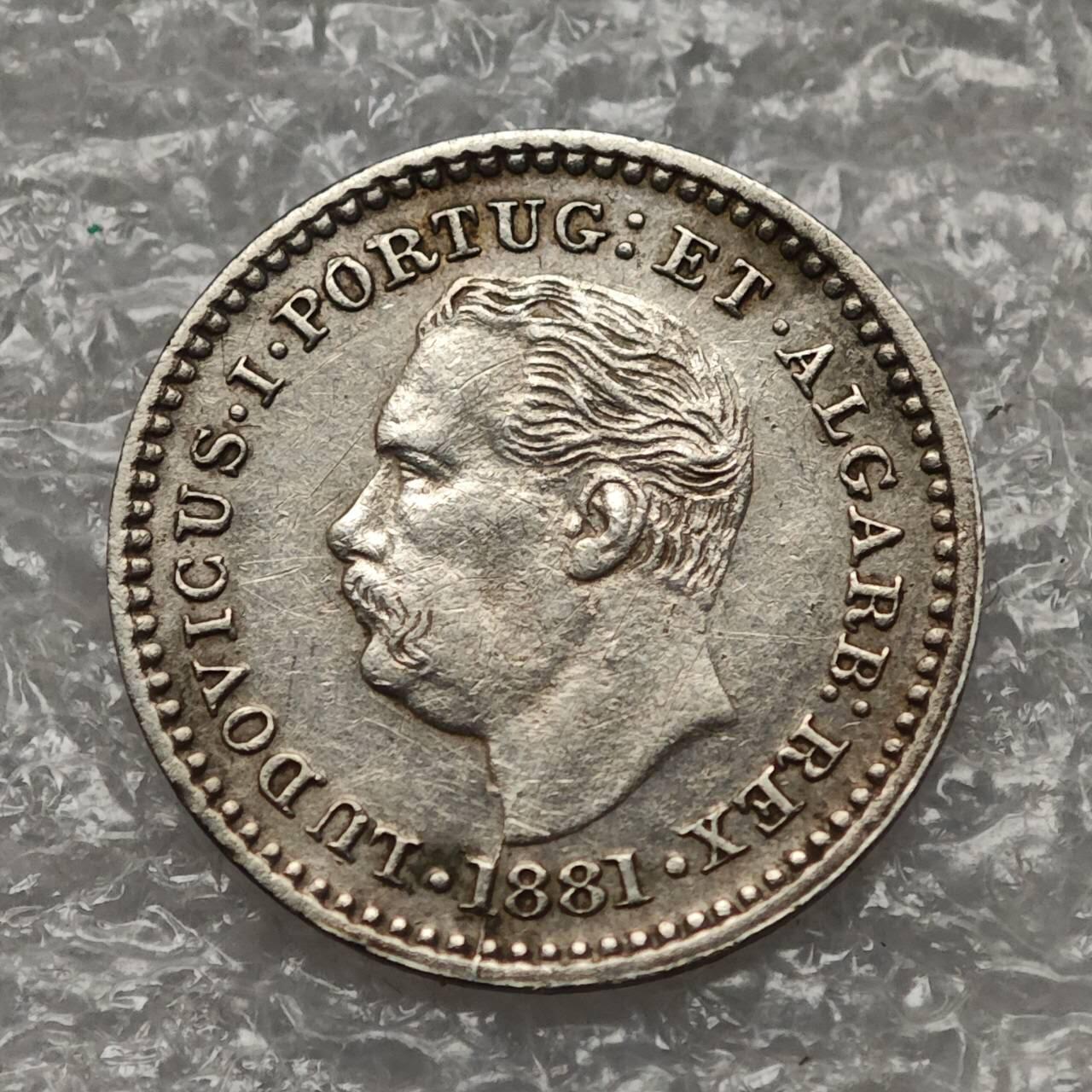 【淘币小摊】限时拍第七百九十五拍  葡属印度爪哇波兰阿根廷专场  满百包邮可预留两周  周一统一发货  葡属印度1881年1/8卢比银币 km309