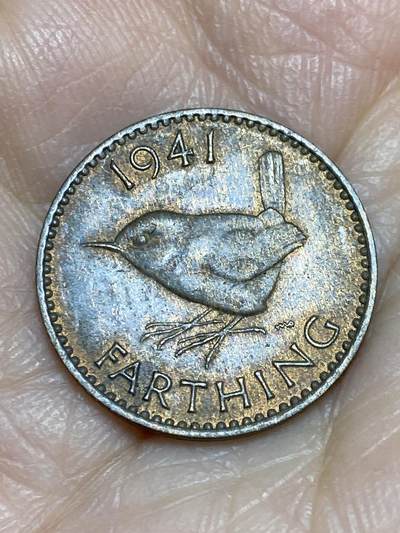 2025年第一百二十五场(总第一百五十一场）外国好品散币(免佣金) - 英国🇬🇧1941年1法新(乔治六世第一版)