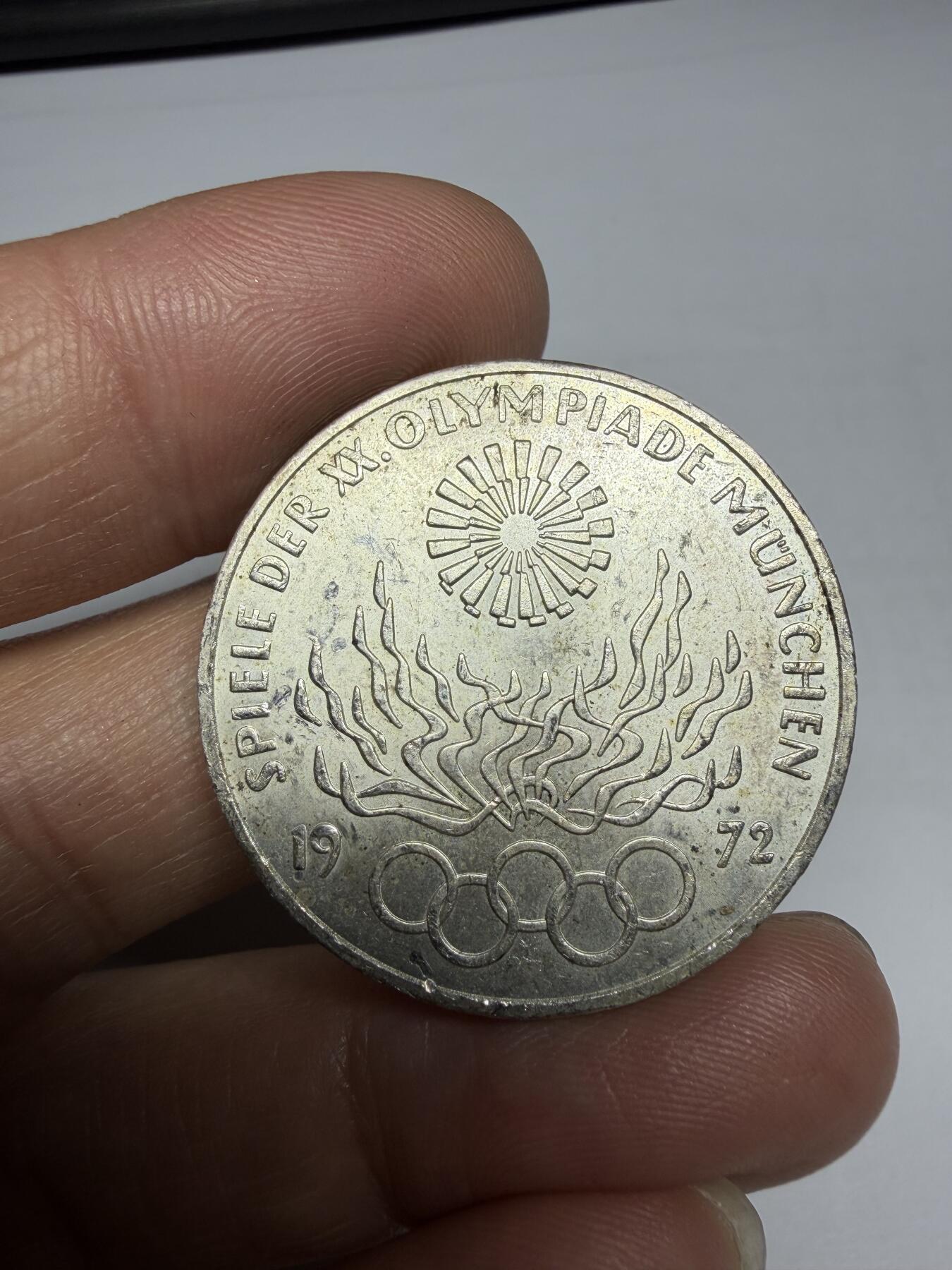 2025年集古藏今外币拍卖第十期-第4场—（总第284拍），可以寄存60天，满160元包邮。 1972年德国10马克银币