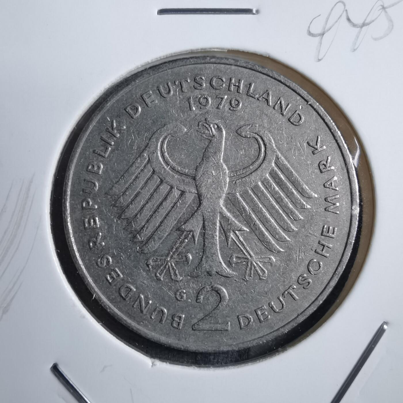 沼泽如烟--第894场 德国1979年2马克