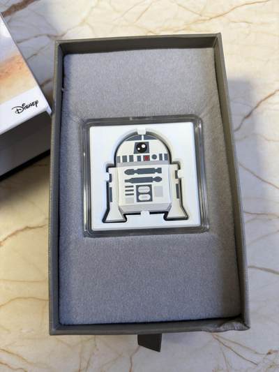 第180期拍卖【长期征集拍品】【北京币展专场】 - 纽埃2020年Chibi卡通形象星球大战机器人R2-D2纪念银币