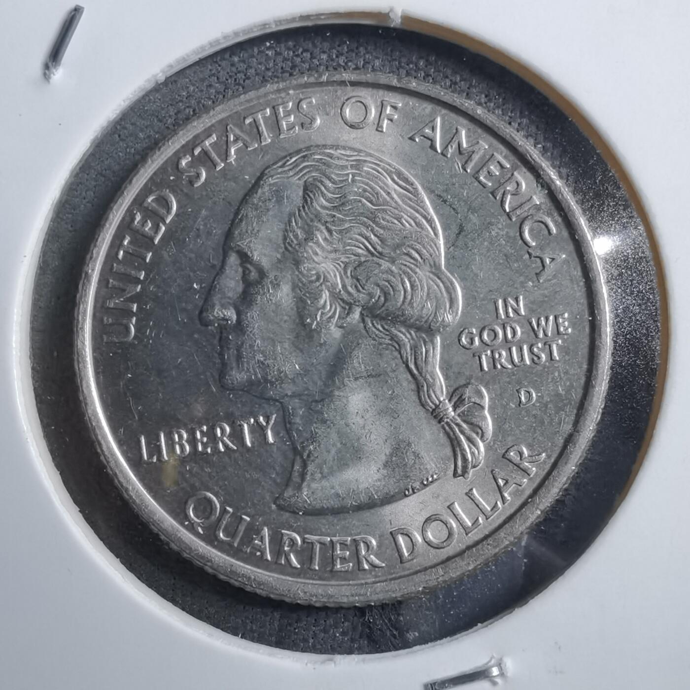 沼泽如烟--第894场 美国2008年25分纪念币