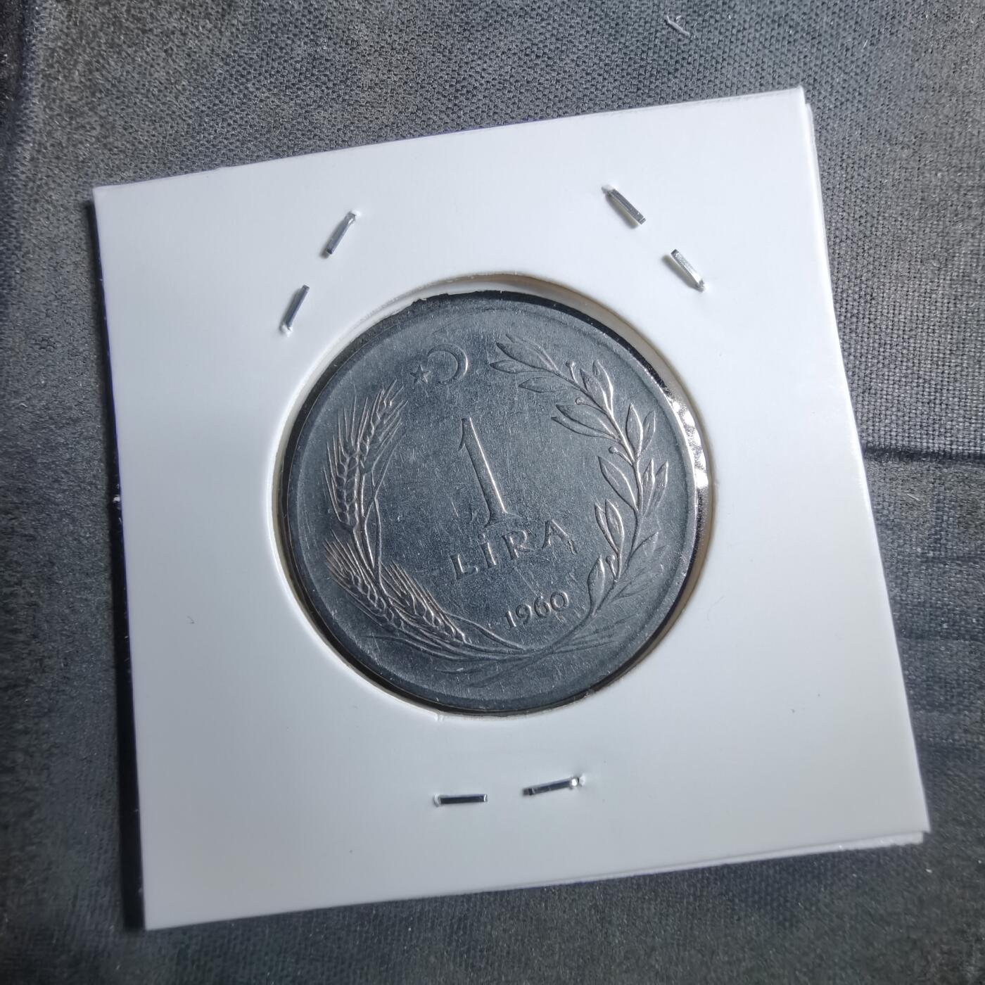 沼泽如烟--第894场 土耳其1960年1里拉