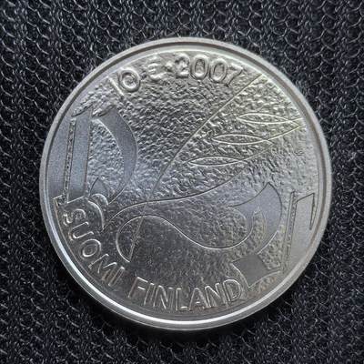 道一币馆币章第一百五十四场 - 芬兰2007年主教米卡尔·阿格里科拉逝世450周年10欧元银币 25.5g 925S 30000