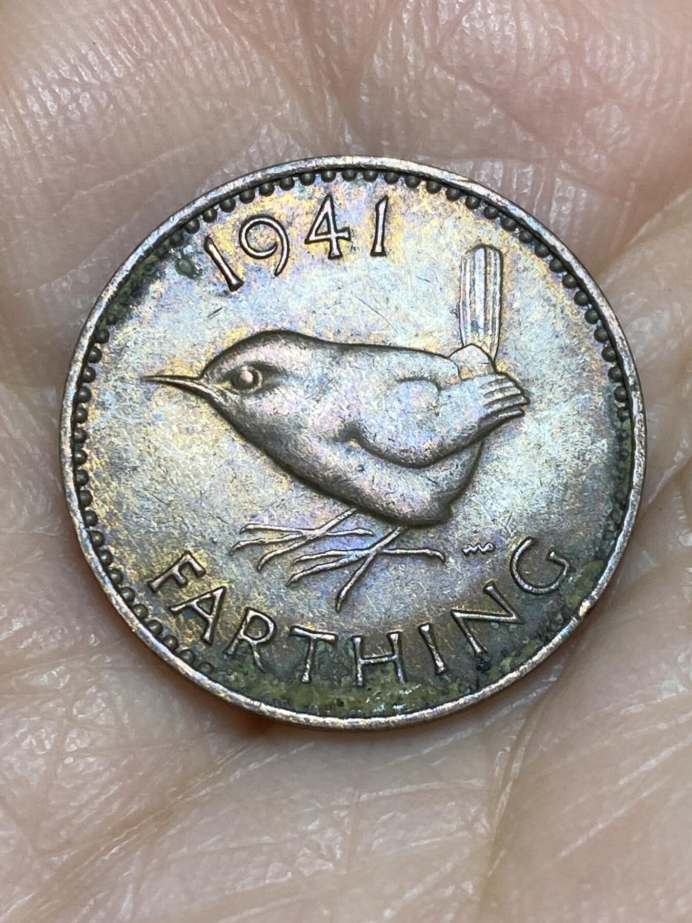 2025年第一百二十五场(总第一百五十一场）外国好品散币(免佣金) 英国🇬🇧1941年1法新(乔治六世第一版)