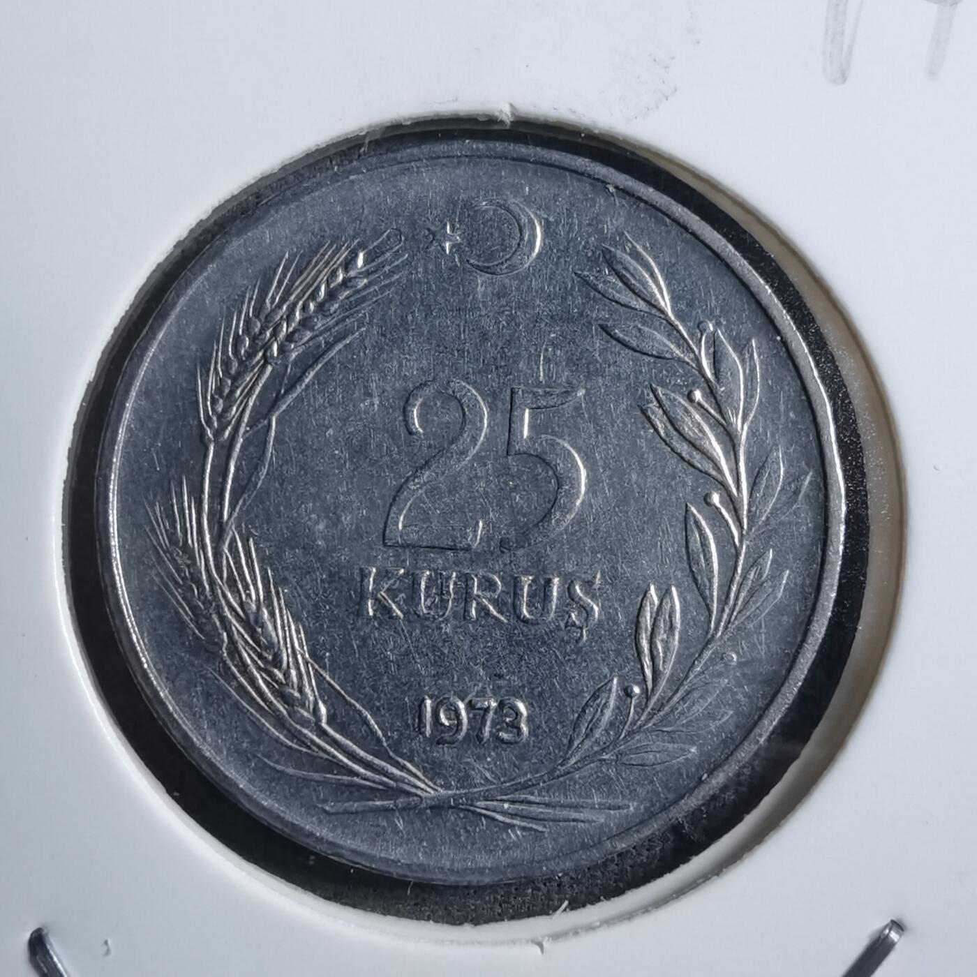 沼泽如烟--第894场 土耳其1973年25库鲁