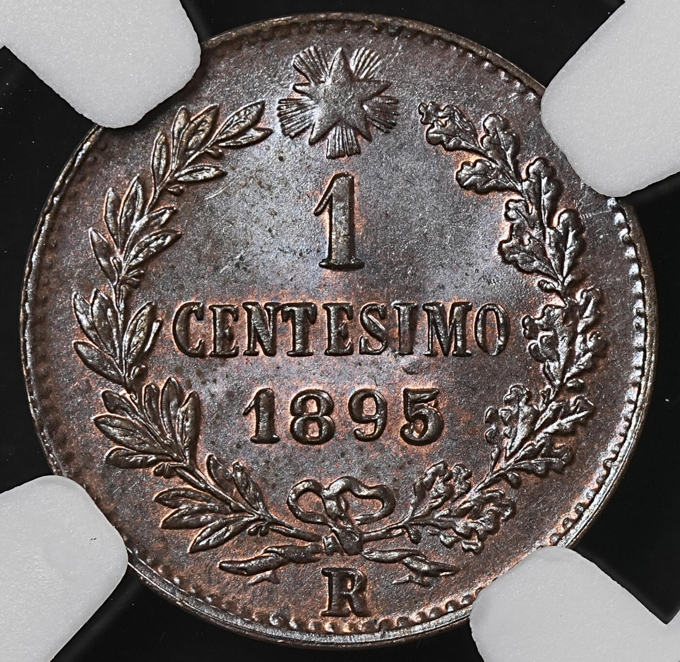 修遠堂世界钱币第九十二期 NGC MS65BN 1895年意大利1分