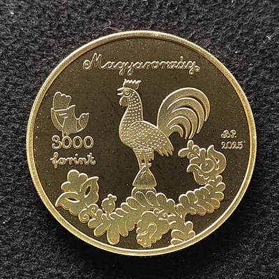 【全场包邮】纯粹捡漏拍477场（免费代拍第14场）调整中 - 匈牙利2025年3000福林民间故事勤奋与懒惰的女孩纪念币